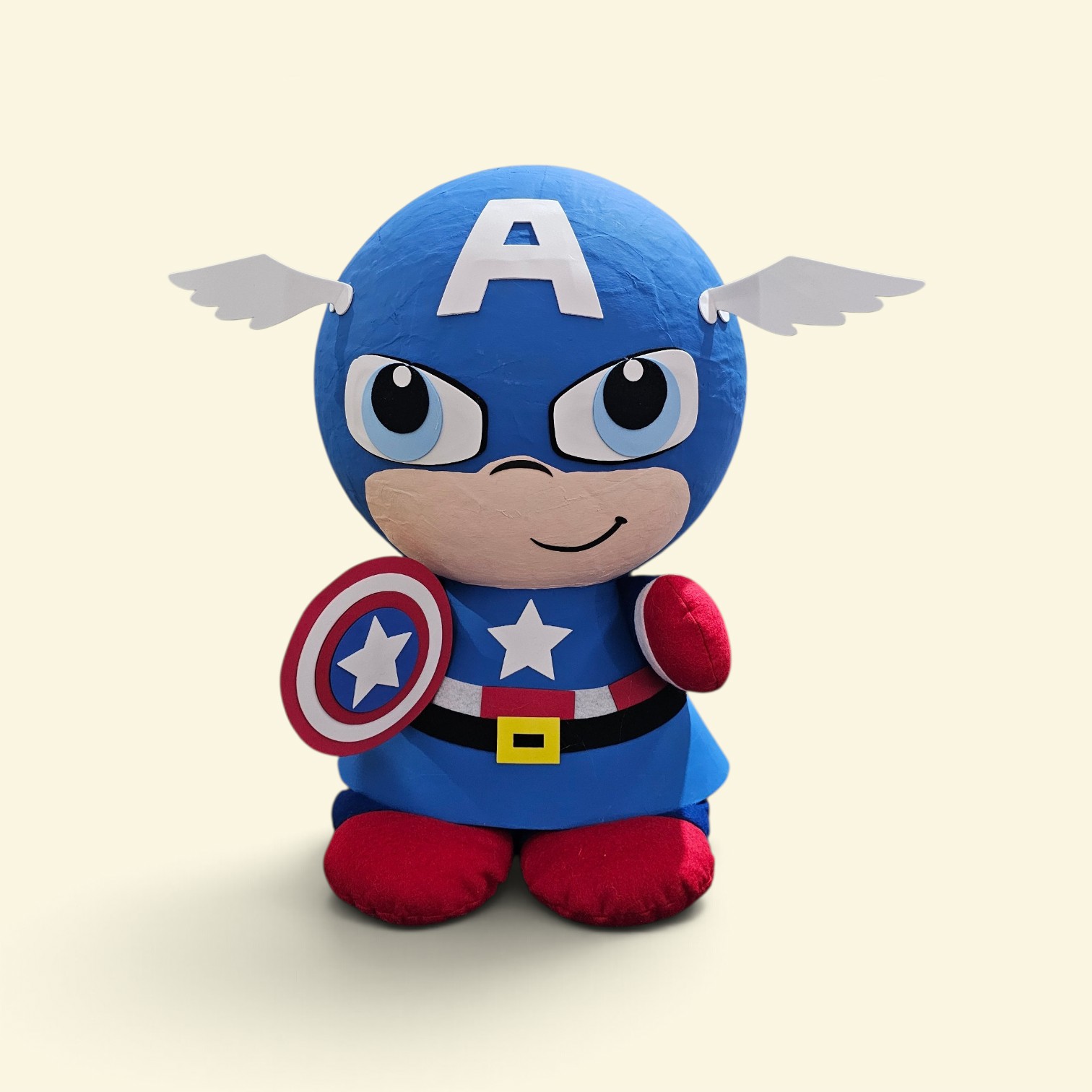 Piñata de Capitan America — Hecha a mano