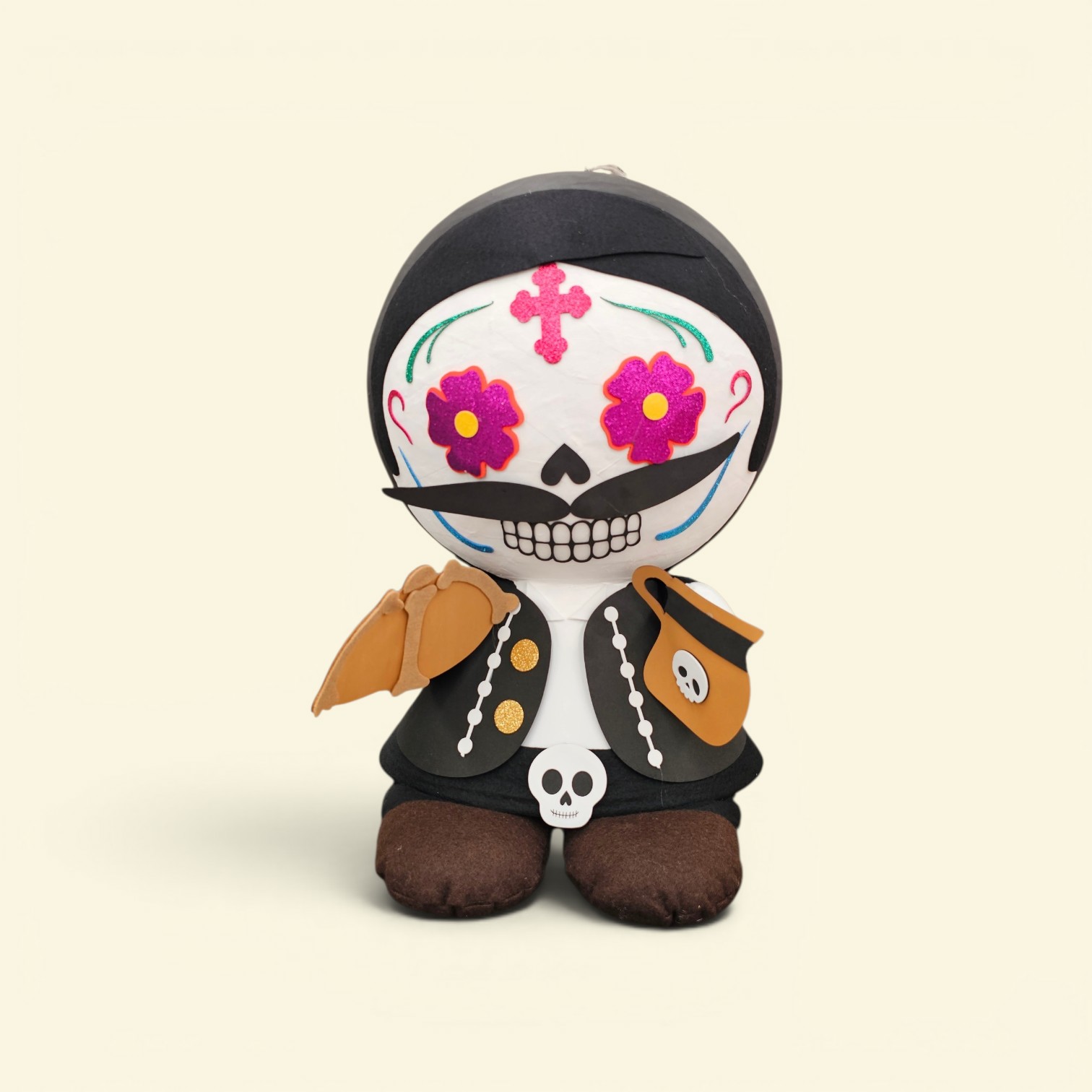 Piñata de Charro Calabera - Hecha a mano