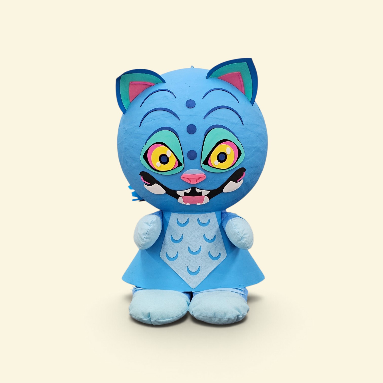 Piñata de Tigre Derpy — Hecha a mano