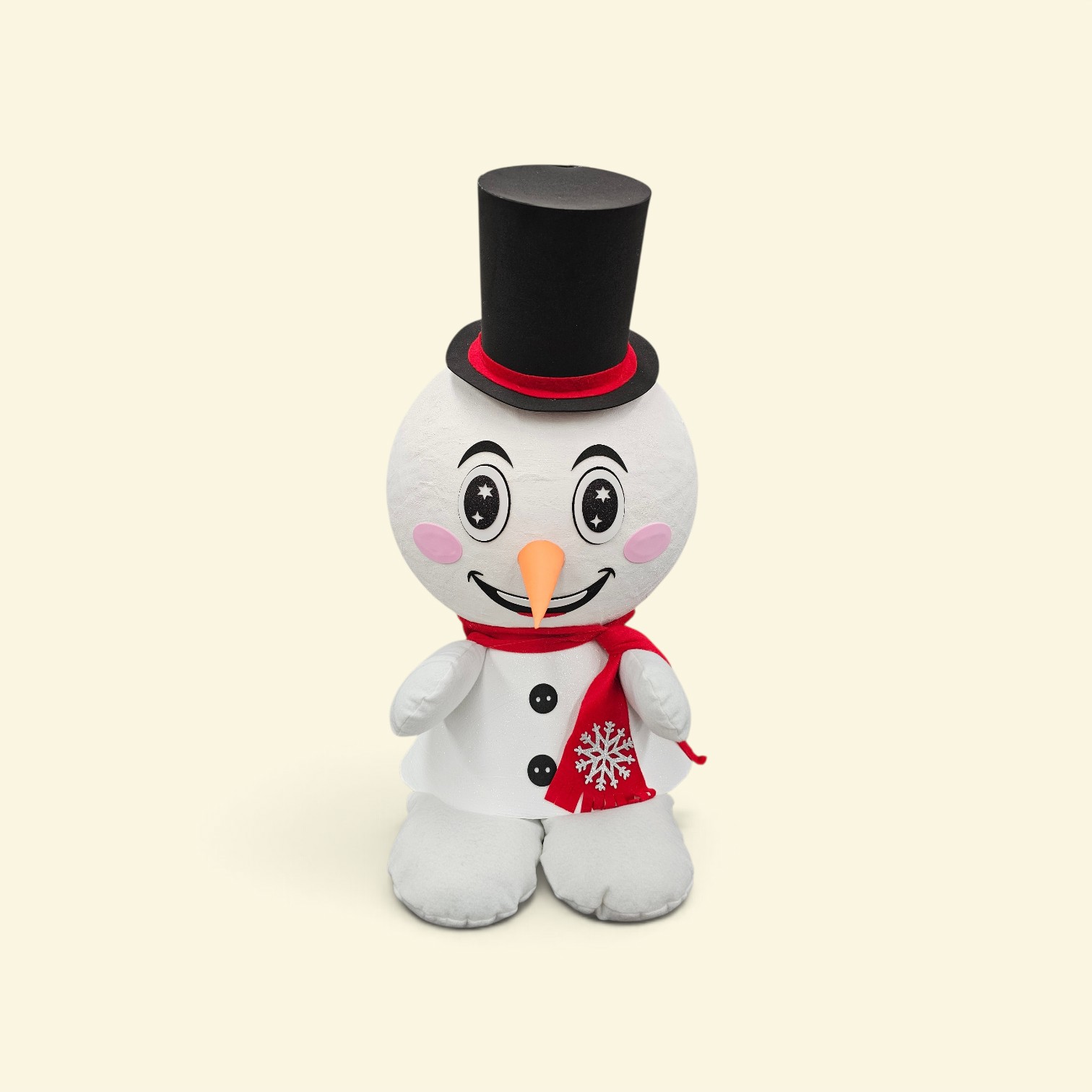Piñata de Muñeco Nieve — Hecha a mano