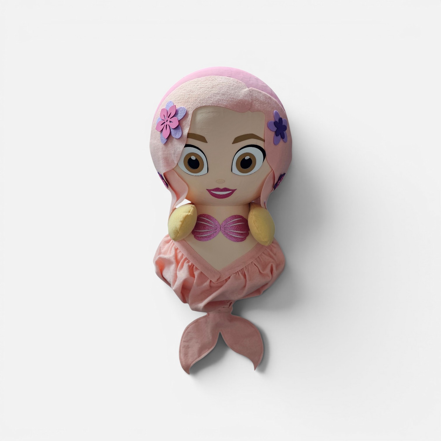 Piñata de Sirena Rosa — Hecha a mano