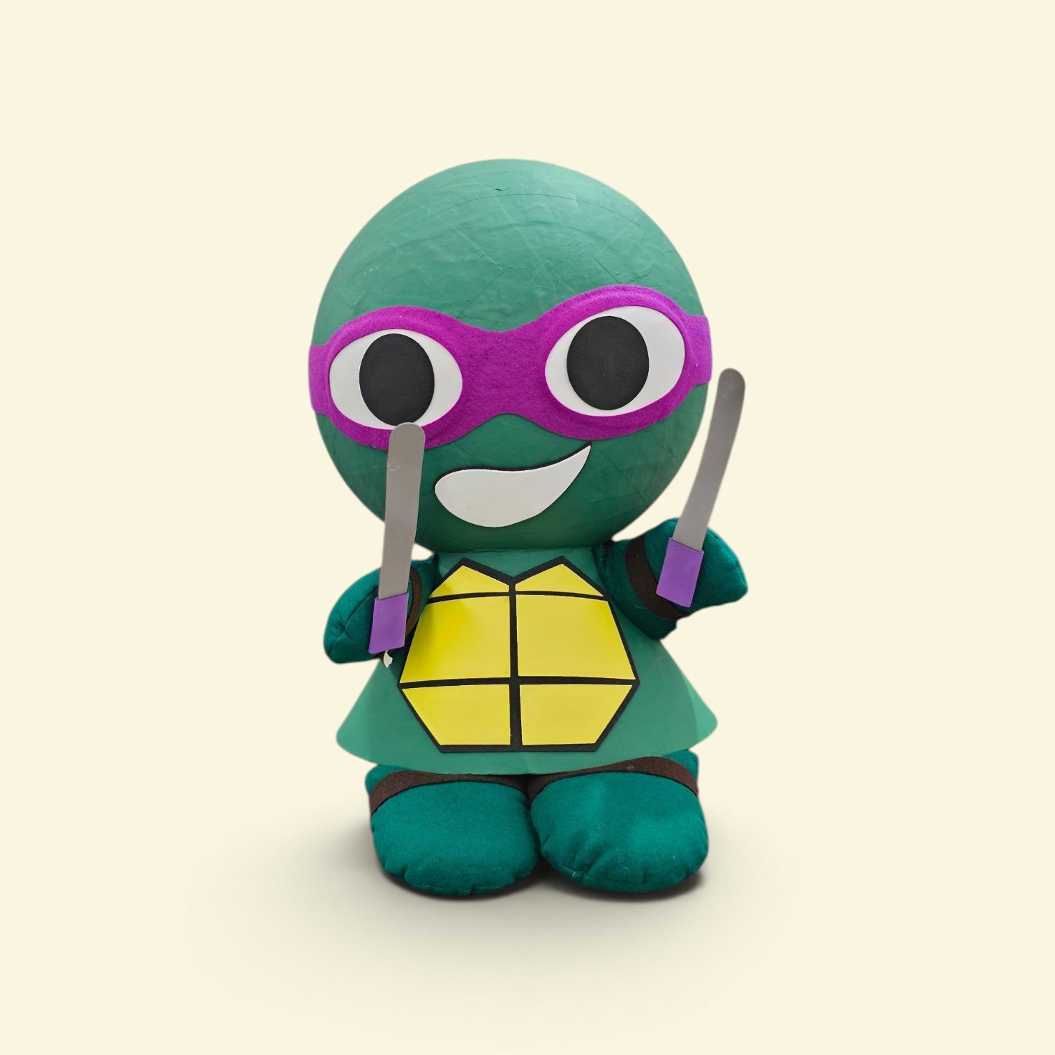 Piñata de Tortuga Ninja Donatello — Hecha a mano