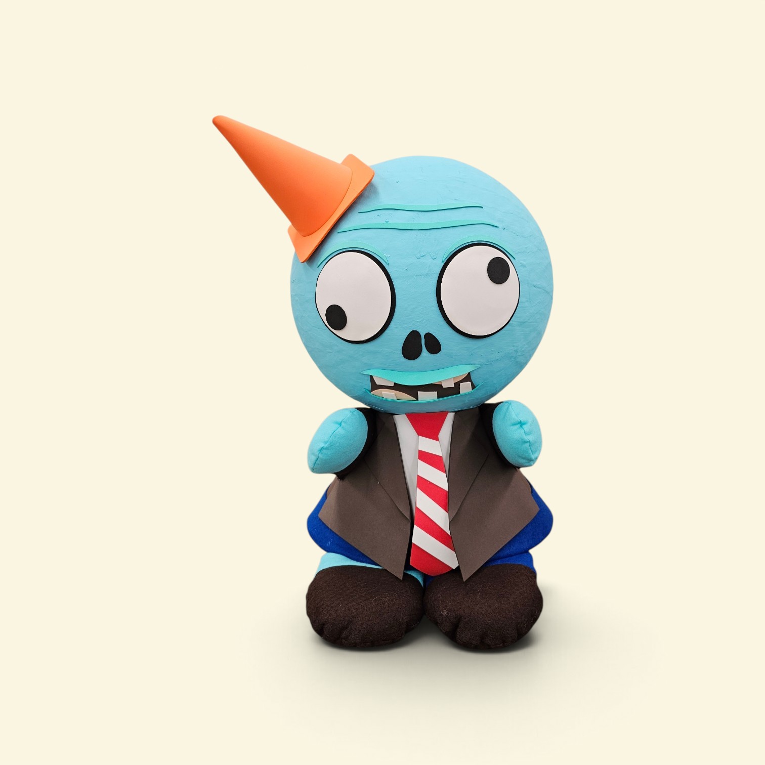 Piñata de Zombie Cono — Hecha a mano
